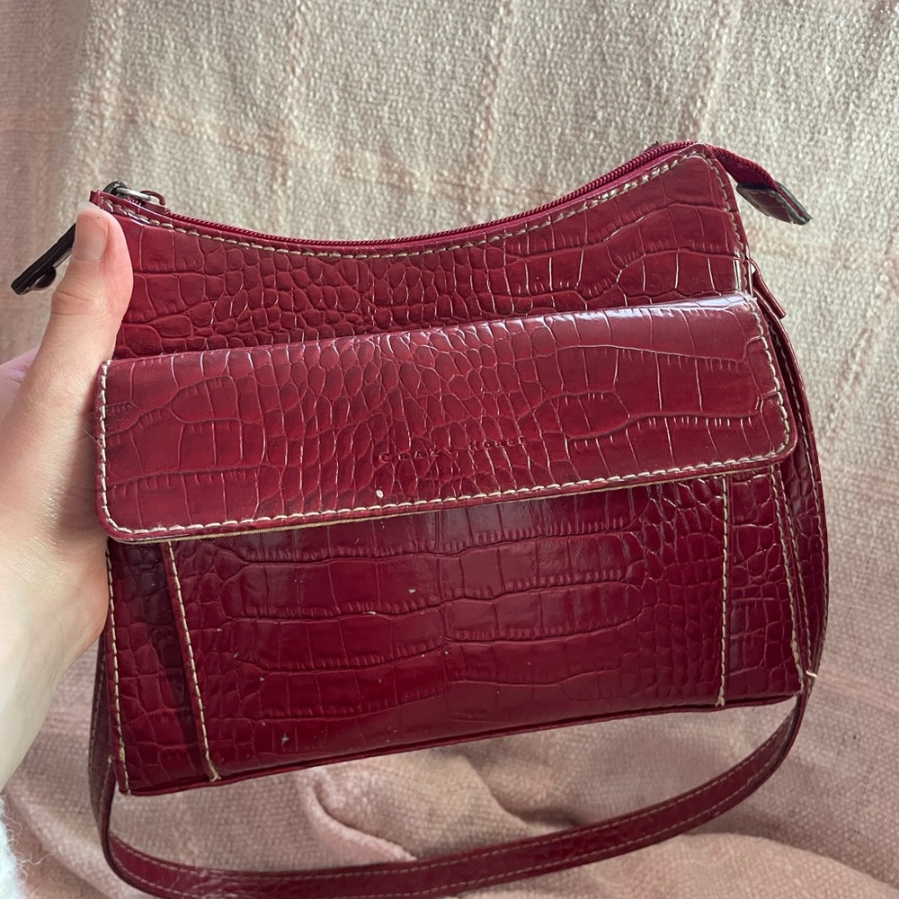 Red Leather Purse